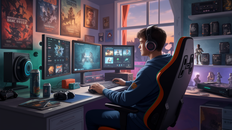 Comment vit un geek passionné de jeux vidéo au quotidien ?