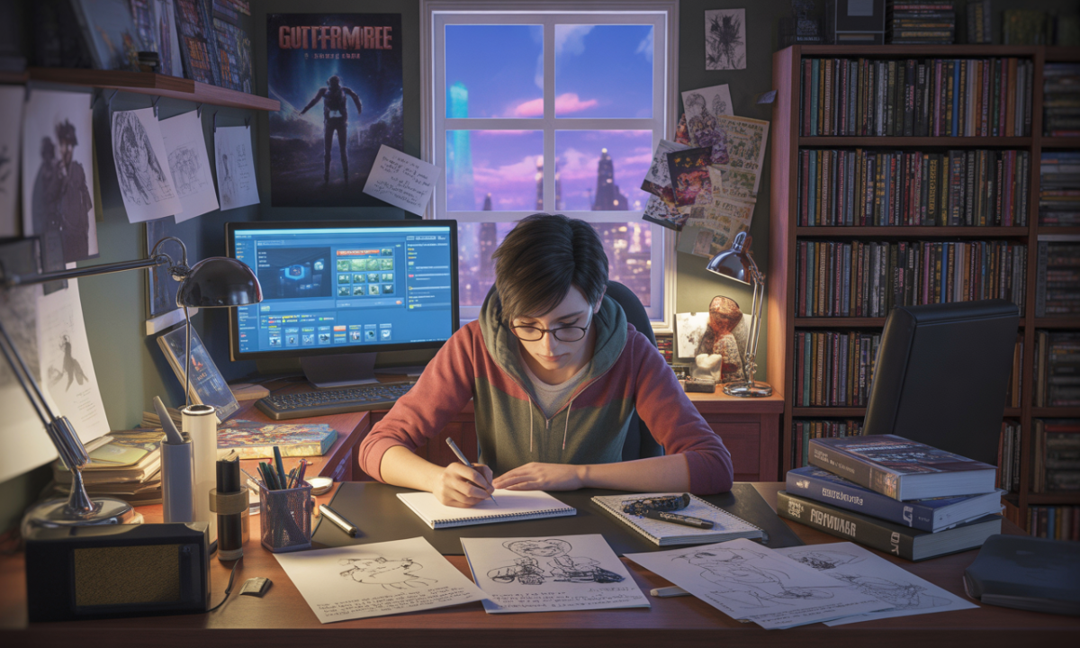 Comment devenir scénariste pour jeux vidéo geek ? guide complet pour devenir scénariste de jeux vidéo dans l’univers geek : compétences clés, formations, outils, portfolio et conseils pour percer.